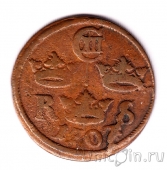 Швеция 1/6 оре 1707