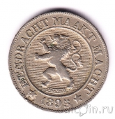 Бельгия 10 сантимов 1895 (Der Belgen)