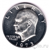 США 1 доллар 1973 Эйзенхауэр (Proof)
