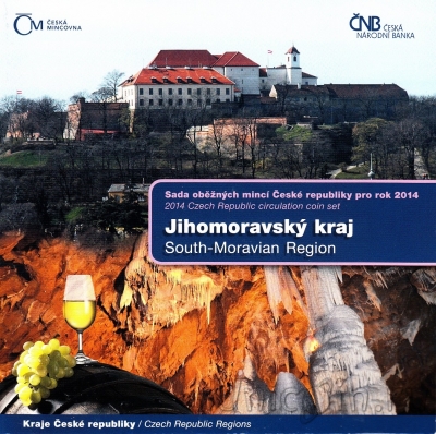 Чехия набор 6 монет 2014 (в буклете)