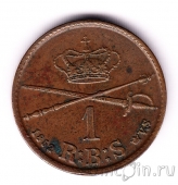 Дания 1 ригсбанкскиллинг 1852