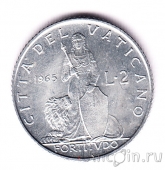 Ватикан 2 лиры 1965
