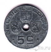 Бельгия 5 сантимов 1942 (BELGIE-BELGIQUE)