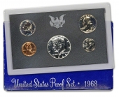 США набор 5 монет 1968 (Proof)