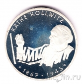 ФРГ 10 марок 1992 Кете Кольвиц (proof)