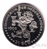 Нидерланды 2 1/2 экю 1995 Гуго Гроций