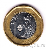 Сингапур 1 доллар 2014