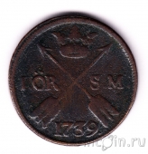 Швеция 1 оре 1739