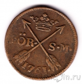 Швеция 1 оре 1761