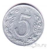 Чехословакия 5 геллеров 1954