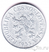 Чехословакия 10 геллеров 1955