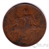 Франция 10 сантимов 1912
