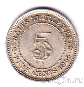 Стрейтс-Сетлментс 5 центов 1935
