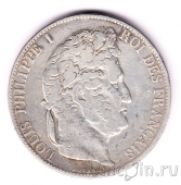 Франция 5 франков 1846