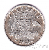 Австралия 6 пенсов 1923