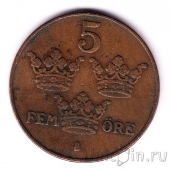 Швеция 5 оре 1925