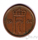 Норвегия 1 оре 1954