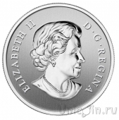 Канада 10 долларов 2013 Год Змеи