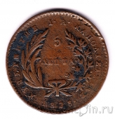 Греция 5 лепт 1828