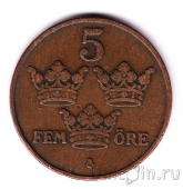 Швеция 5 оре 1909