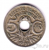 Франция 5 сантимов 1931