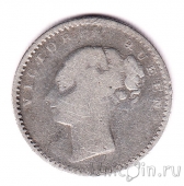 Британская Индия 1/4 рупии 1840