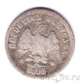 Мексика 10 сентаво 1891 (Ho G)