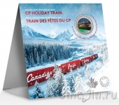 Канада 50 центов 2022 Канадский Тихоокеанский праздничный поезд