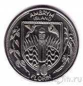 Остров Амбрим 10 флоринов 2025 Корабль Виктори