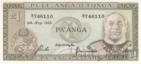 Тонга 1 паанга 1985