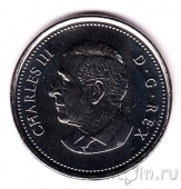 Канада 50 центов 2023 Карл III