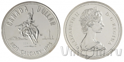 Канада набор 7 монет 1975 Proof с серебряным долларом