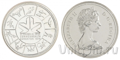Канада набор 7 монет 1978 Proof с серебряным долларом