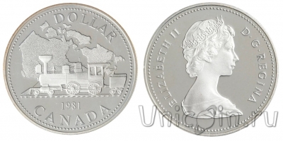 Канада набор 7 монет 1981 Proof с серебряным долларом