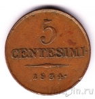 -  5  1834