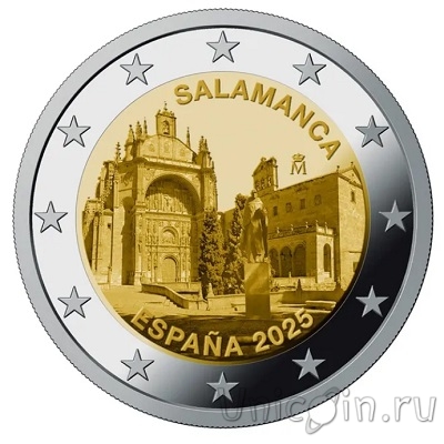 Испания набор евро 2025 (в буклете)