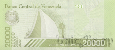 Венесуэла 20000 боливаров 2019