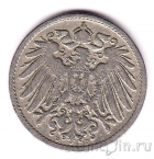 Германская Империя 10 пфеннигов 1896 (D)