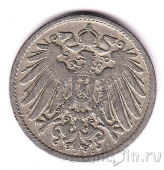 Германская Империя 10 пфеннигов 1896 (D)