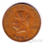Мексика 5 сентаво 1954