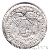 Боливия 50 сентаво 1902