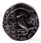 Великобритания 20 пенсов 2023