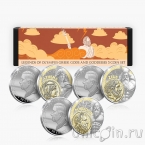 Соломоновы острова набор 3 монеты 50 центов 2025 Боги Олимпа