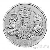 Великобритания 2 фунта 2025 Герб