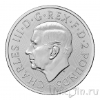 Великобритания 2 фунта 2025 Герб