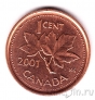 Канада 1 цент 2001