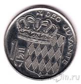 Монако 1 франк 1986