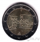 Германия 2 евро 2025 35 лет немецкого единства (D)