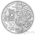 Австрия 10 евро 2025 Тирольские кожаные штаны (серебро, proof)