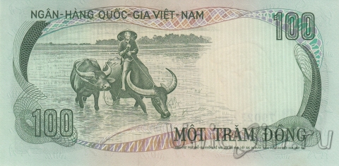 Южный Вьетнам 100 донгов 1972